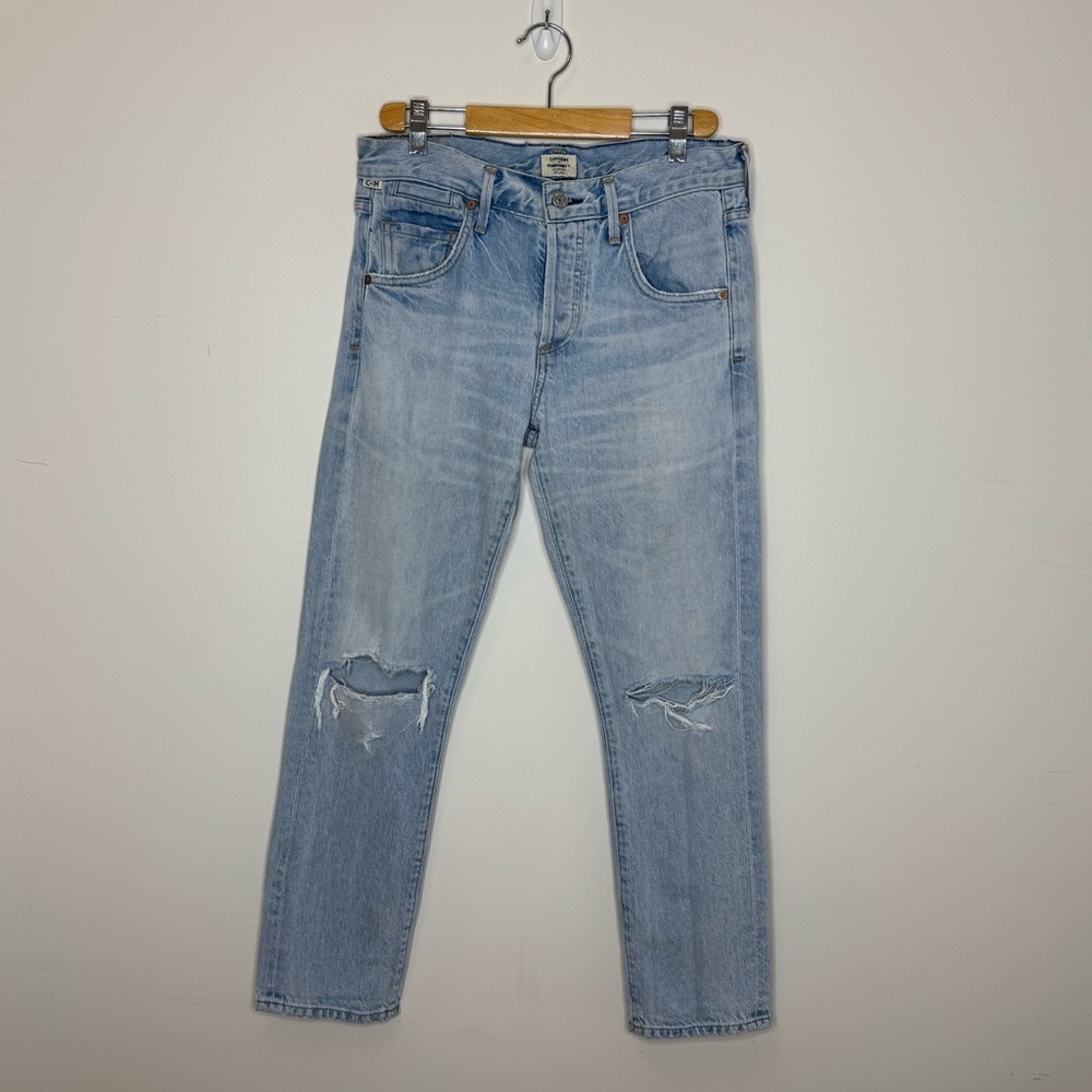 Citizens Of Humanity Emerson Slim Boyfriend 24” Waist in Sugarcoat
